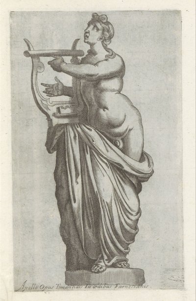 Sculptuur van Apollo door Anonymous