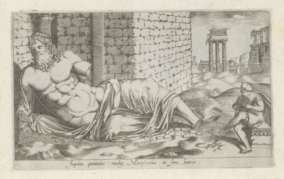Sculptuur van Marforio door Anonymous