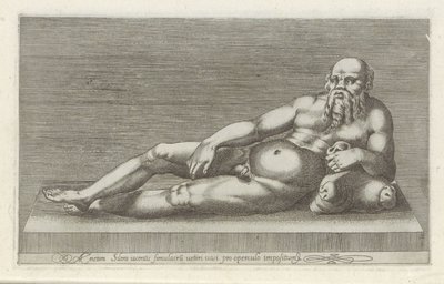 Sculptuur van Silenus door Anonymous