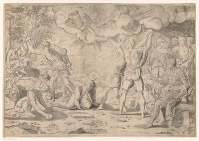 Steniging van de heilige Stefanus door Anonymous