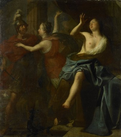 Tarquinius en Lucretia door Anonymous