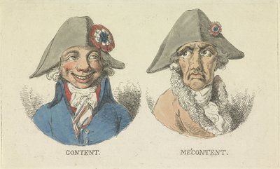 Tevreden en Ontevreden, 1795 door Anonymous