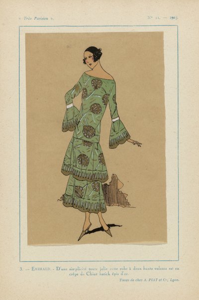 Très Parisien, 1923, No 11: 3. - EMERALD. - D