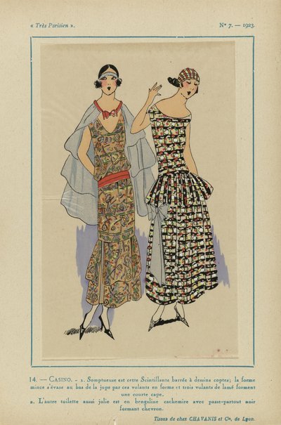 Très Parisien, 1923, No 7: 14.- CASINO door Anonymous