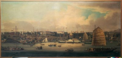 Uitzicht op de stad Shanghai door Anonymous