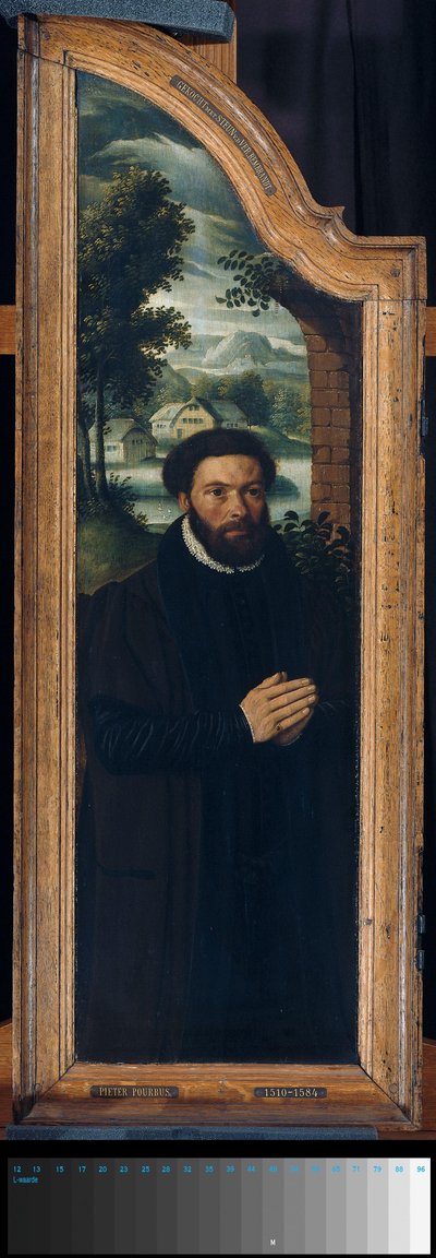 Vleugel van een Drieluik met het Portret van Julien de Brouckere door Anonymous