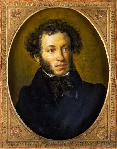 Portret van de dichter Alexander Sergejevitsj Poesjkin door Anonymous Anonymous