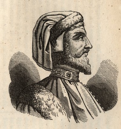Azzon Visconti - Azzone Visconti - 1302-1339 - gravure door Anonymous Anonymous