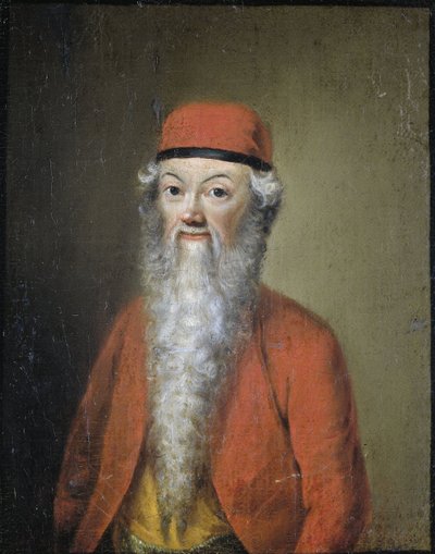 Karikatuur van Jean-Etienne Liotard, ca. 1752-1800 door Anonymous Anonymous