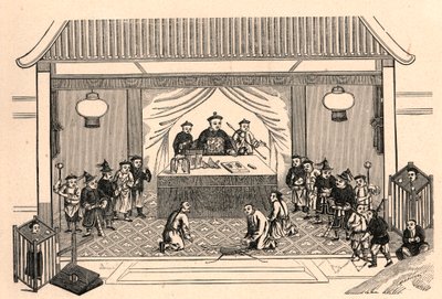 Christenvervolging: voorbereidingen voor het martelaarschap van de Franse missionarispriester Augustus Chapdelaine (1814-1856) in Sy-lin-hien (Sy lin hien) in China op 27 februari door Anonymous Anonymous