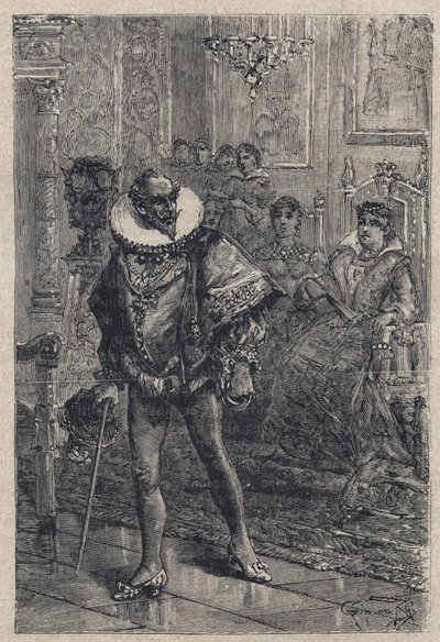 Don Gaspare van Aversa, Graaf van Procida - gravure uit 