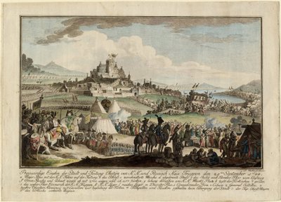 Russisch-Turkse Oorlog van 1787-1792 - De Inname van Khotyn door het Russische leger op 29 september door Anonymous Anonymous