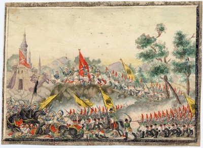 Russisch-Turkse oorlog van 1828-1829 - Russische leger veroverde Izmail fort in 1790 door Anonymous Anonymous