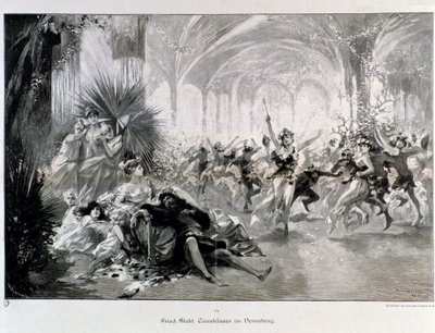 Illustratie voor Tannhäuser door Wagner door Anonymous Anonymous