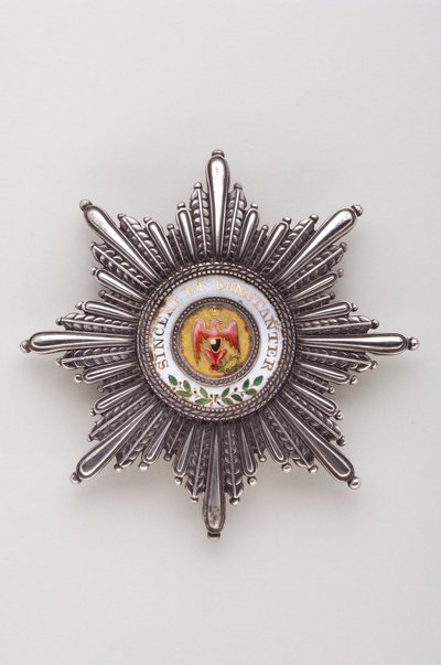 Koninkrijk Pruisen - Orde van de Rode Adelaar: 1e klasse plaquette - model 1810 door Anonymous Anonymous