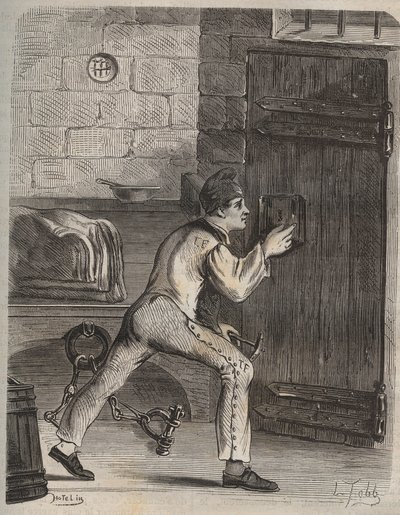 Le forcat Blouet - Gravure in 