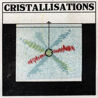 Lichtprojectie: kristallisatie. Anonieme illustratie uit 1925. Privécollectie. door Anonymous Anonymous