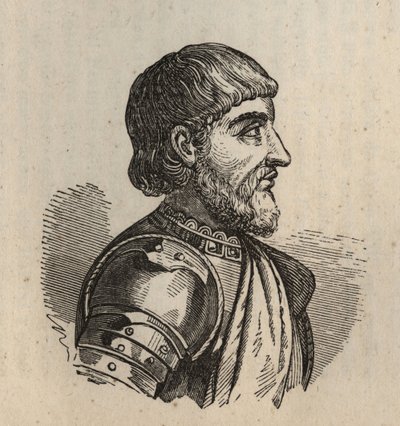 Matteo II Visconti (1319-1355) (gravure) door Anonymous Anonymous