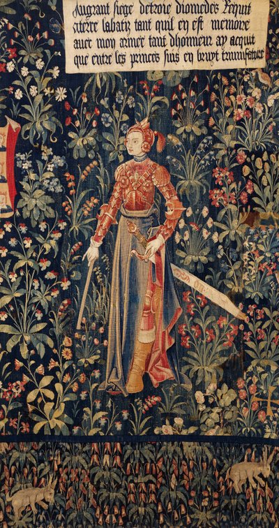 Penthesilea, koningin van de Amazones, begin 16e eeuw (wandtapijt) door Anonymous Anonymous