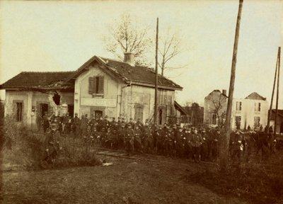 Foto uit een persoonlijk album van een infanterieluitenant tijdens de eerste maanden van de Eerste Wereldoorlog door Anonymous Anonymous
