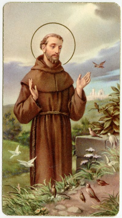Vrome afbeelding: Sint Franciscus van Assisi door Anonymous Anonymous