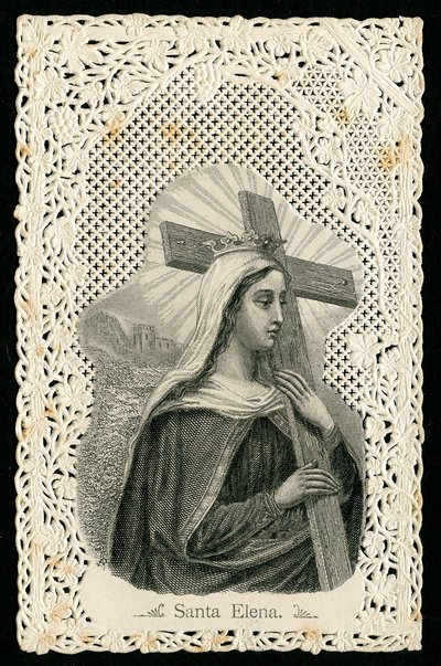 Vrome afbeelding: St. Helena, moeder van Constantijn de Grote (gravure) door Anonymous Anonymous