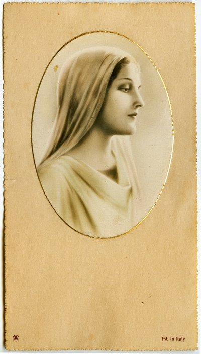 Vrome afbeelding: De Maagd Maria door Anonymous Anonymous