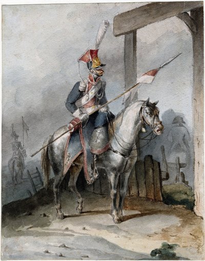 Poolse chevauleger van de Franse Keizerlijke Garde door Anonymous Anonymous
