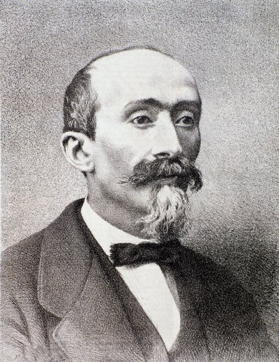 Portret van Antonio Cagnoni Italiaanse componist Milanese privécollectie door Anonymous Anonymous