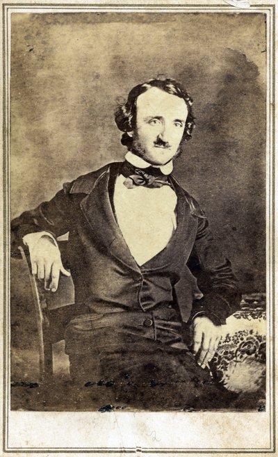 Portret van Edgar Allan Poe (1809-1849), Anoniem. Daguerreotypie door Anonymous Anonymous