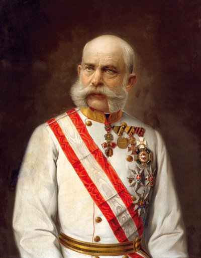 Portret van Franz Joseph I van Oostenrijk door Anonymous Anonymous