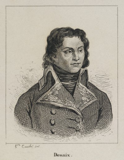 Portret van generaal Louis Charles Antoine Desaix door Anonymous Anonymous