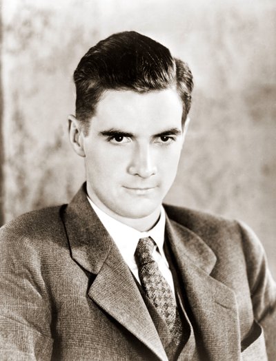 Portret van Howard Robard Hughes in 1934. Amerikaanse filmproducent en industrieel. 1905-1976 door Anonymous Anonymous
