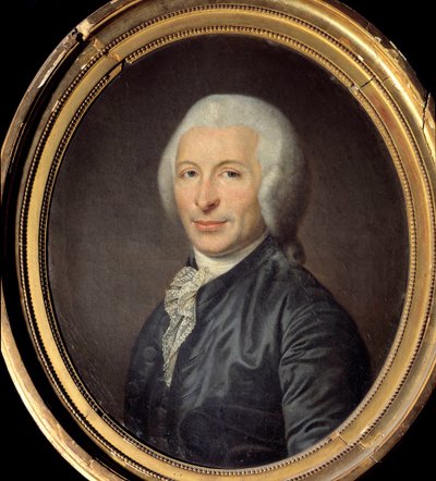 Portret van Joseph Ignace Guillotin (1738-1814) arts en politicus Anoniem schilderij. 1784. Dim. 0,60 x 0,49 m Parijs, Musee Carnavalet door Anonymous Anonymous