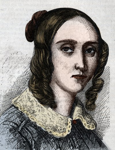 Portret van Louise Farrenc 1804-1875. Pianist, componist, Franse leraar. door Anonymous Anonymous