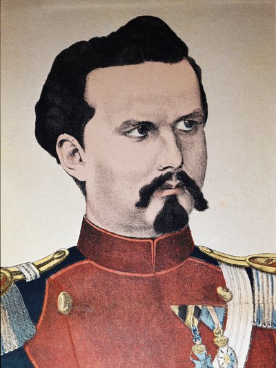 Portret van Ludwig II van Beieren door Anonymous Anonymous