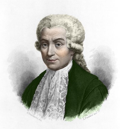 Portret van Luigi Galvani (1737-1798), Italiaanse natuurkundige en arts. door Anonymous Anonymous