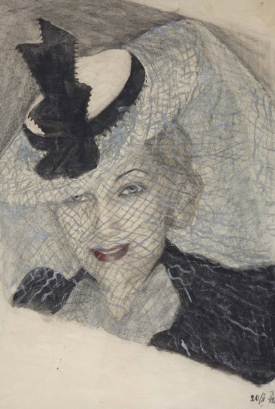 Portret van actrice Lyubov Orlova door Anonymous Anonymous