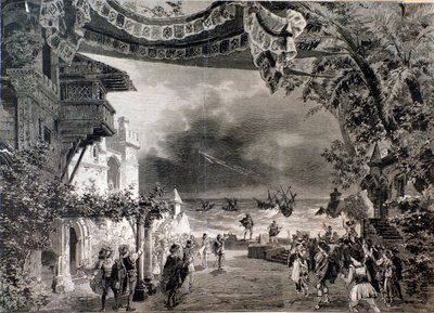 Scenografie van Otello, opera van Giuseppe Verdi door Anonymous Anonymous