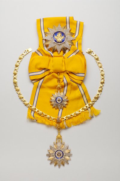Thailand - Orde van Rajamitrabbhorn: complete set - plaquette, insigne en hanger door Anonymous Anonymous