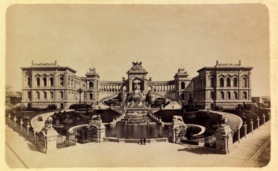 De stad Marseille en omgeving rond 1885-1890: Het Lonchamp Paleis (Museum voor Schone Kunsten) door Anonymous Anonymous
