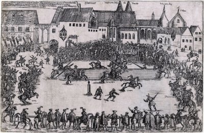 Toernooi ten tijde van Hendrik I de Vogelaar (938) door Anonymous Anonymous