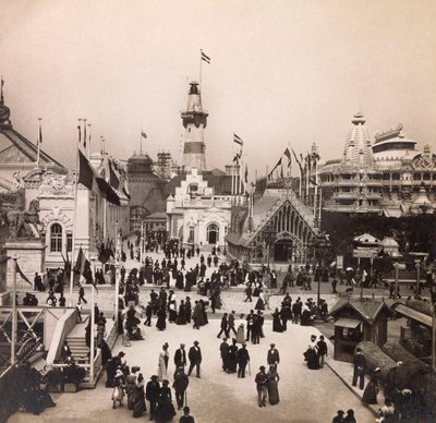 Wereldtentoonstelling van 1900 in Parijs: Paviljoen van de handelsvaart - Privécollectie door Anonymous Anonymous