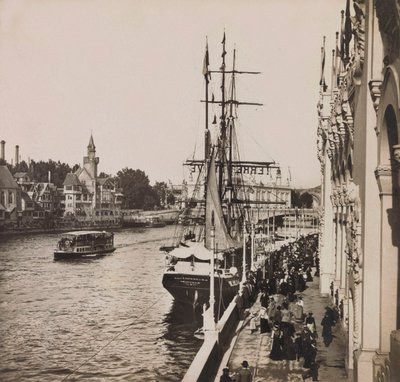 Wereldtentoonstelling van 1900 in Parijs: Oud Parijs. Privécollectie door Anonymous Anonymous