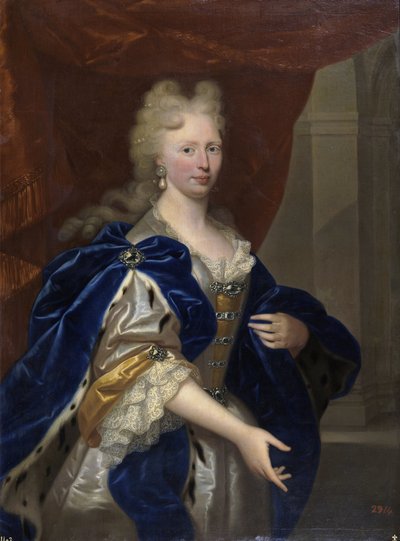 Portret van Maria Josepha van Oostenrijk (1699-1757), Koningin van Polen door Anonymous Anonymous