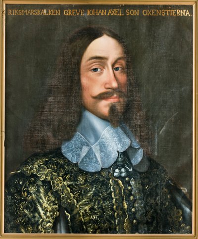 Portret van graaf Johan Axelsson Oxenstierna 1611-1657 door Anselm van Hulle