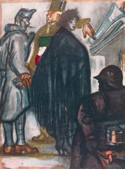 Sonnino in Versailles door Anselmo Bucci