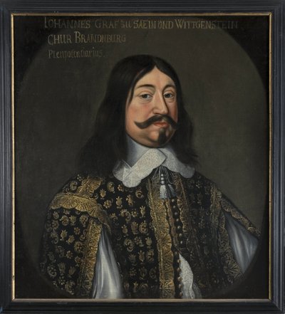 Portret van Jan VIII, graaf van Sayn-Wittgenstein-Hohenstein door Anselmus van (after) Hulle