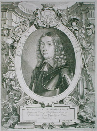 Willem VI (1629-63) Landgraaf van Hessen-Kassel, uit 