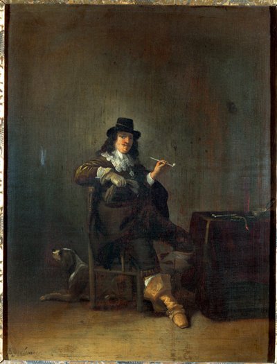 De vijf zintuigen: reuk ... door Anthonie (1601-73) Palamedesz
